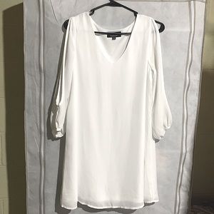 Lulus XS white graduation dress